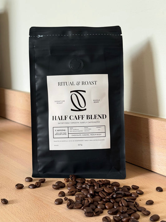 Half-Caff Colombian Blend – Whole Beans